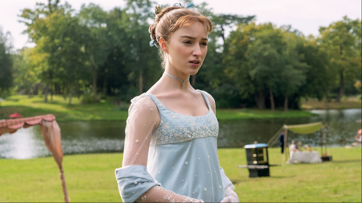 кадр из сериала Бриджертоны